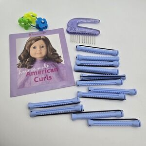 American Girl Doll How to get American Curls Hair styling Set WITH  Accessories